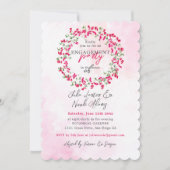 Bougainvillea Tropical Forest Engagement Party Kaart (Voorkant)