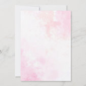 Bougainvillea Tropical Rainforest Engagement Party Kaart (Achterkant)