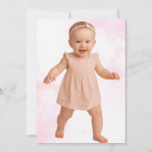 Bougainvillea Tropical Wildflower Douche Verjaarda Kaart (Achterkant)