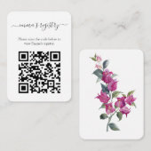 Bougainvillea Wedding BruidsDouche Details QR Code Informatiekaartje (Voorkant / Achterkant)