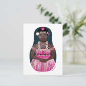 Bougainvillean Matryoshka-Briefkaart Briefkaart (Staand voorkant)