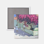 Bouganvillaea Zante 1999 Magneet (Voorkant / Achterkant)