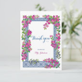 Bouganvillea Mediterraan Bruiloftsontbijt Bedankt (Staand voorkant)