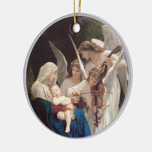 Bougereau en Botticelli Maria Jezus en engelen Keramisch Ornament (Links)