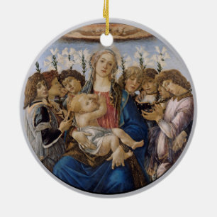 Bougereau en Botticelli Maria Jezus en engelen Keramisch Ornament