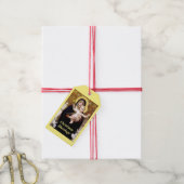 Bougereau Jesus en Mary Kerstzegeningen Cadeaulabel (Met Touw)