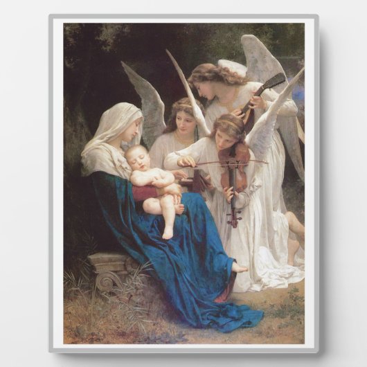 Bougereau Virgin with Angels Christelijke kunst Fotoplaat (Voorkant)