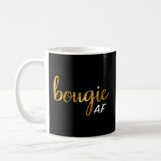 Bougie Af Boujee Humor voor haar Koffiemok (Links)