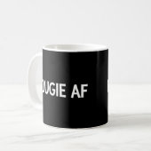 Bougie AF T-Shirt Koffiemok (Voorkant links)