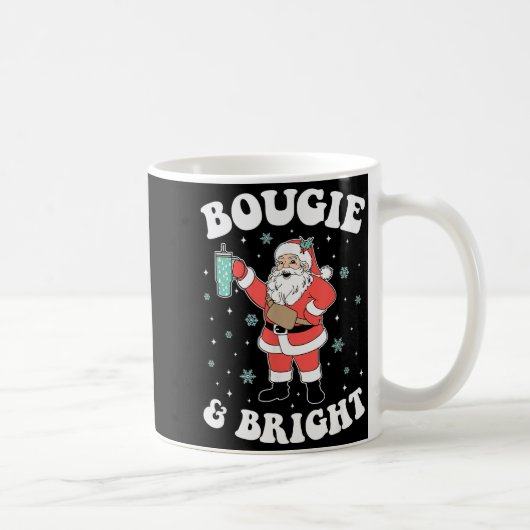 Bougie &amp; Bright Funny Christmas Santa Claus  Koffiemok (Rechts)