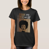 Bougie And HBCU-ish AF Historical Black Colleges A T-shirt (Voorkant)