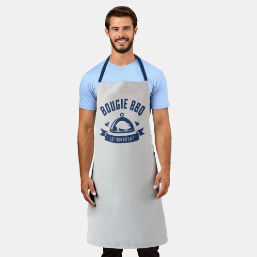 Bougie BBQ Funny Dad Joke Schort (Gedragen)