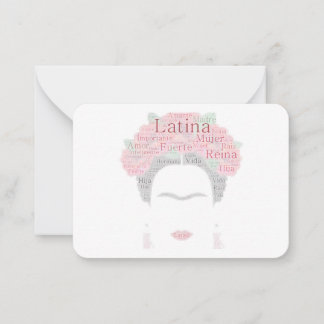 Bougie_Latina Note Frida NoteCards Notitiekaartje