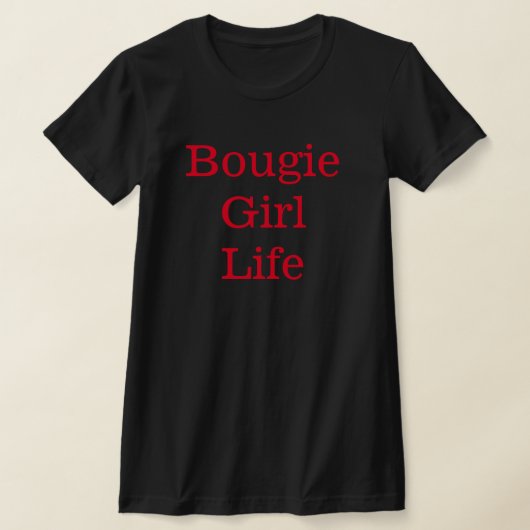 Bougie Meisje Leven T-shirt (Laagn)