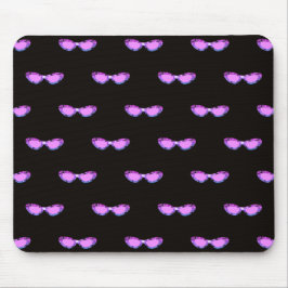 Bougie roze glitters zonnebril muismat