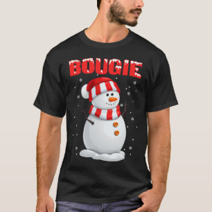 Bougie Sneeuwman Kerstmis Boujee Kerstmis Kerstmis T-shirt