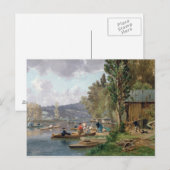 Bougival, 1873 briefkaart (Voorkant / Achterkant)