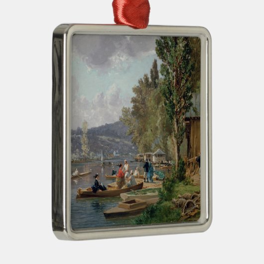 Bougival, 1873 metalen ornament (Rechts)