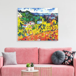 Bougival | Maurice de Vlaminck | Canvas Afdruk