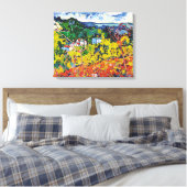 Bougival | Maurice de Vlaminck | Canvas Afdruk (Insitu (Slaapkamer))