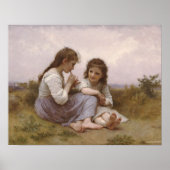 Bouguereau-A Childhood Idyll 1900 Poster (Voorkant)