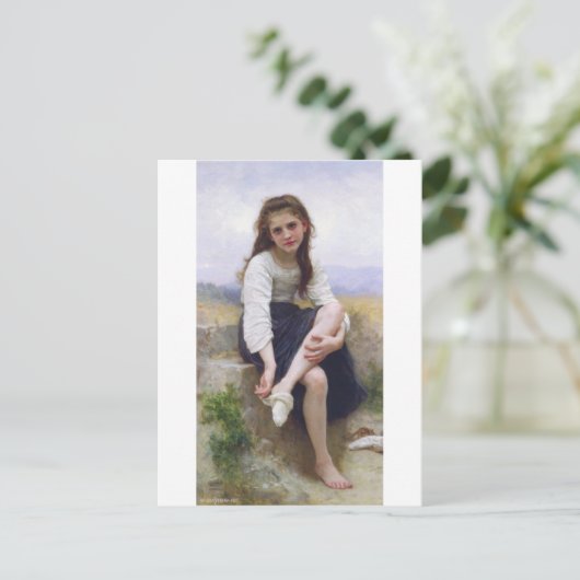 Bouguereau - Avant le Bain Briefkaart (Staand voorkant)