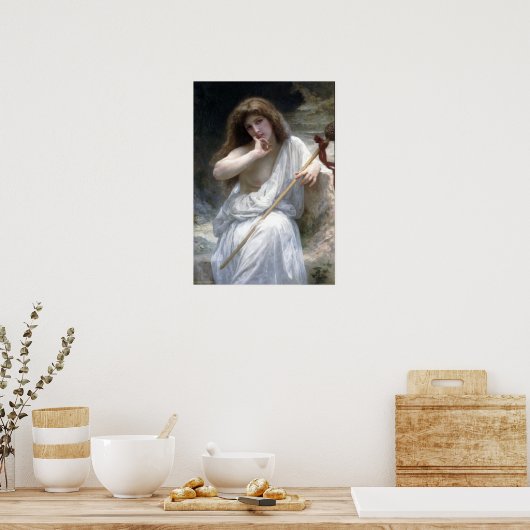 Bouguereau - Bacchante Poster (Keuken)