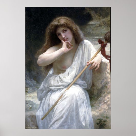 Bouguereau - Bacchante Poster (Voorkant)