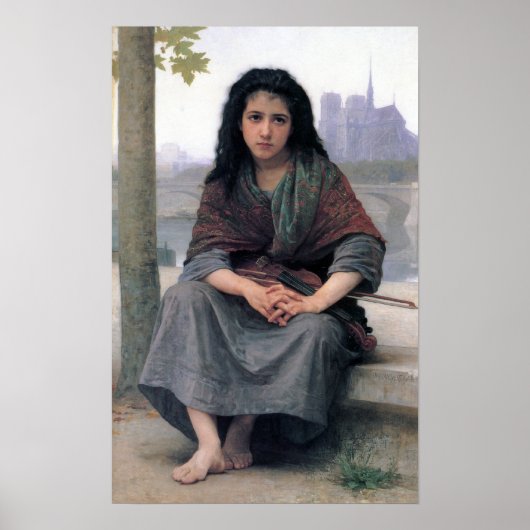 Bouguereau - Bohemienne Poster (Voorkant)