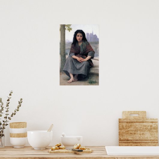 Bouguereau - Bohemienne Poster (Keuken)