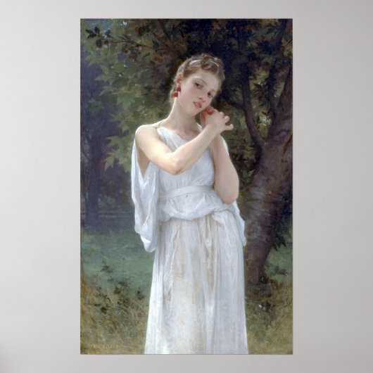 Bouguereau - Boucles D'Oreilles Poster (Voorkant)