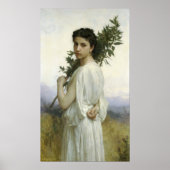 Bouguereau - Branche de Laurier Poster (Voorkant)