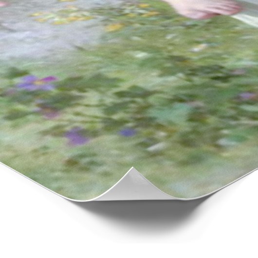 Bouguereau - Chansons de Printemps Poster (Hoek)