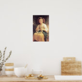 Bouguereau-Child Braiding A Crown Poster (Keuken)