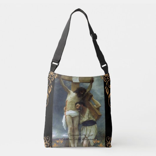 Bouguereau Compassie van Christus Crossbody Tas (Voorkant)