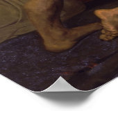 Bouguereau-Dante en Virgil in de hel Poster (Hoek)