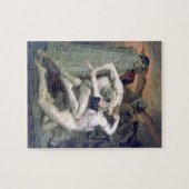 Bouguereau - Dante et Virgile en Enfers Legpuzzel (Horizontaal)
