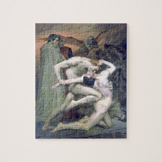 Bouguereau - Dante et Virgile en Enfers Legpuzzel (Verticaal)