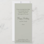 Bouguereau Dawn L'Aurore CC0875 Birthday Kaart (Achterkant)