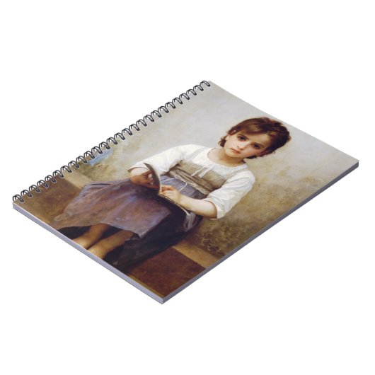 Bouguereau de harde lesson notebook notitieboek (Linkerzijde)