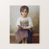 Bouguereau de harde lesson Puzzle Legpuzzel (Verticaal)