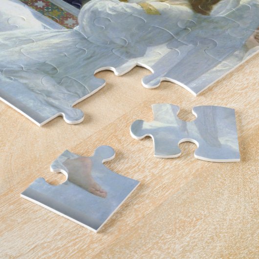 Bouguereau - de maagd met Angels Legpuzzel (Zijkant)