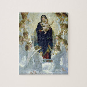 Bouguereau - de maagd met Angels Legpuzzel