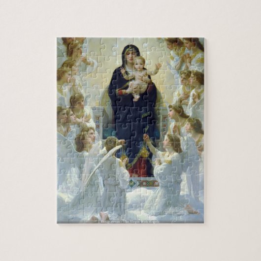 Bouguereau - de maagd met Angels Legpuzzel (Verticaal)
