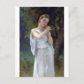 Bouguereau de oorbellen briefkaart (Voorkant)