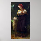 Bouguereau - De sherdess Poster (Voorkant)