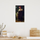 Bouguereau - De sherdess Poster (Keuken)