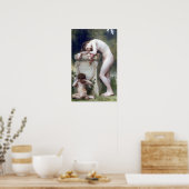 Bouguereau - Douleur d'Amour Poster (Keuken)