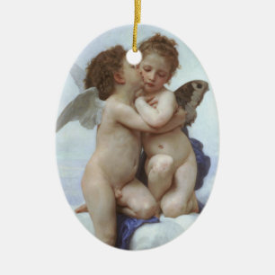 Bouguereau_eerste_kus Keramisch Ornament