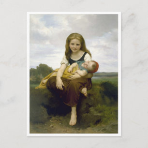 Bouguereau Elder Sister Briefkaart